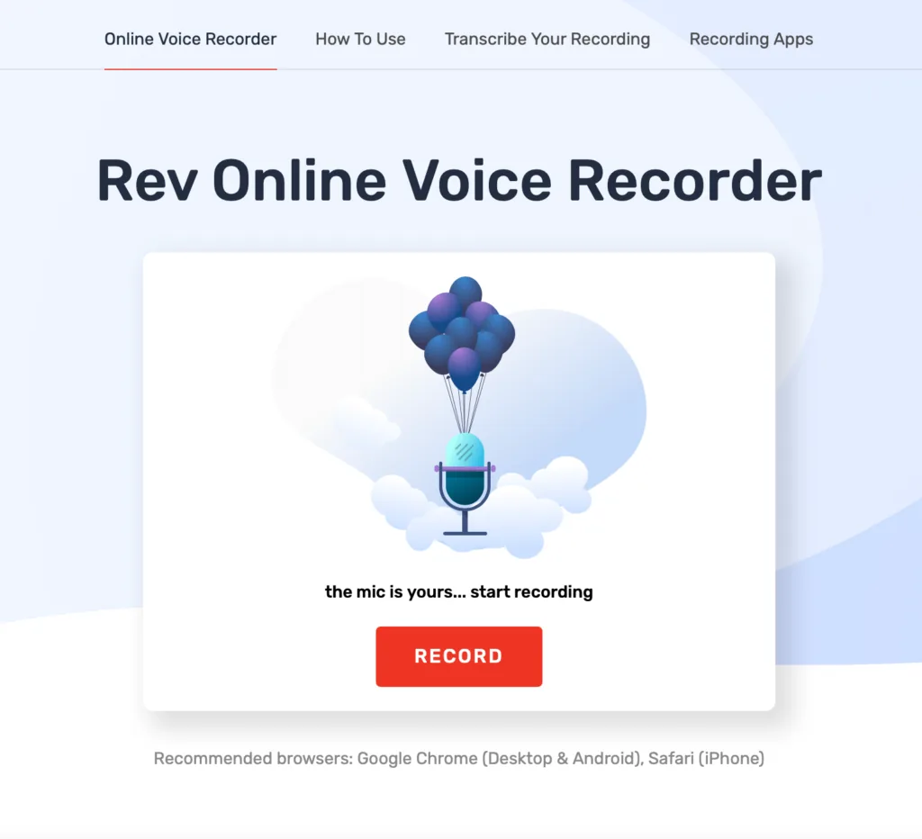 free-online-audio-recorder-rev
