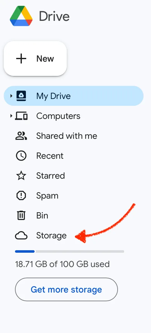 storage information