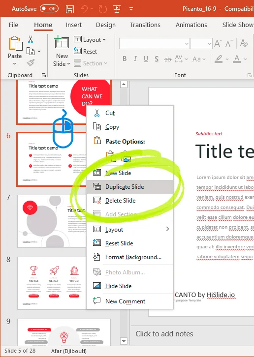 03-Creating-a-Duplicate-Slide-using-the-right-click-option