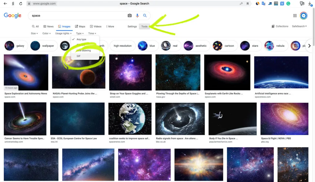 how to insert a gif into google slides