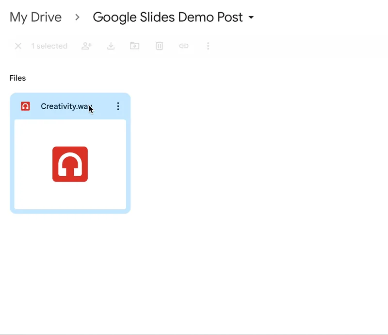 setting anyone with the link can view