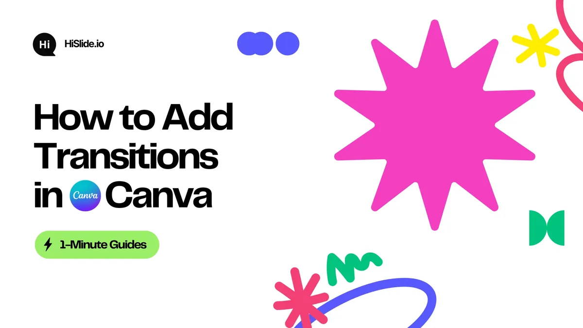 How to Add Transitions in Canva