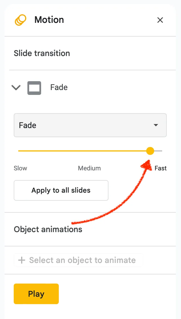 duration transition setting
