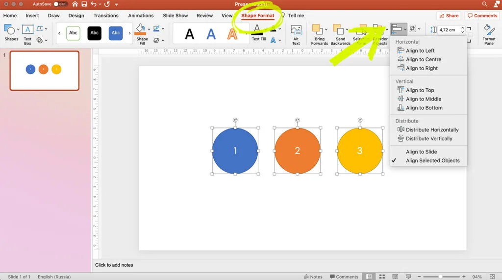 03-Aligning-objects-full-Powerpoint-menu