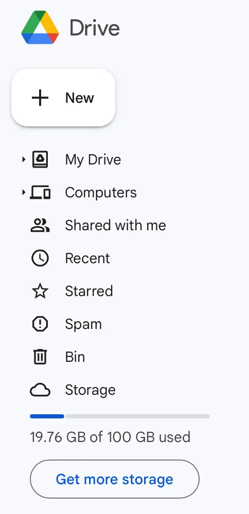 open google drive