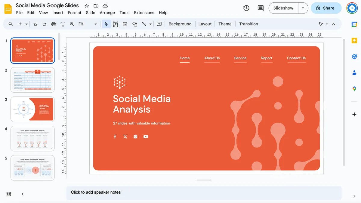 now your keynote presentation work in google slides