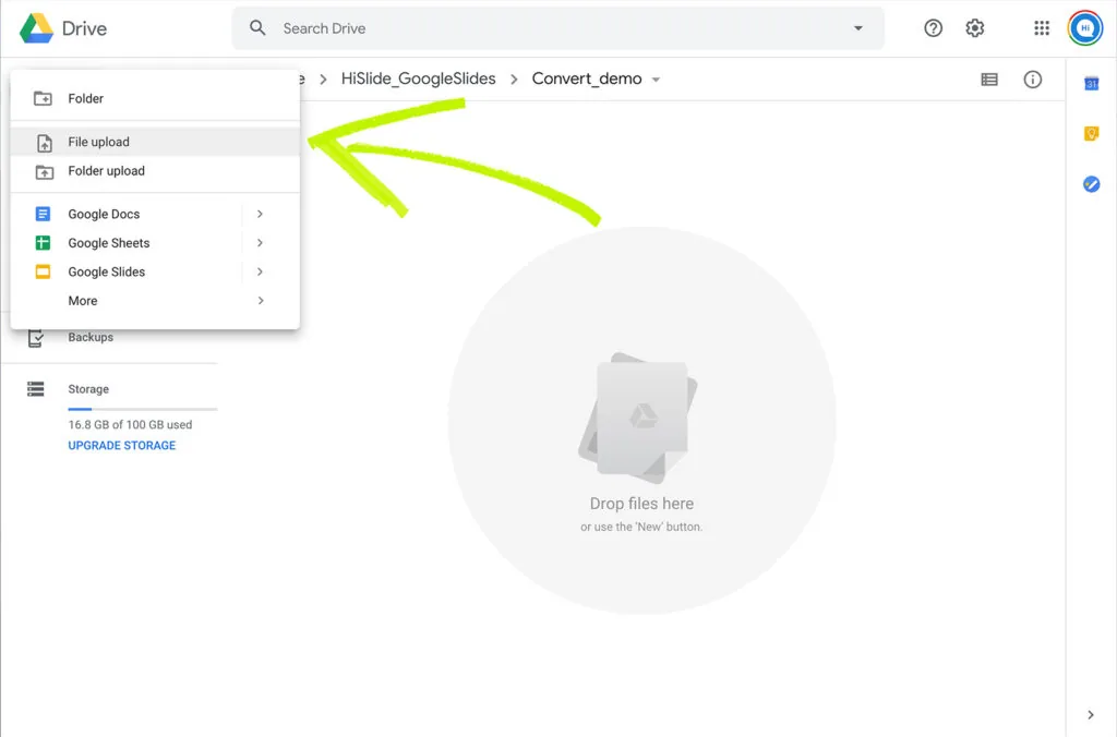 01-upload-powerpoint-presentation-file-in-google-slides