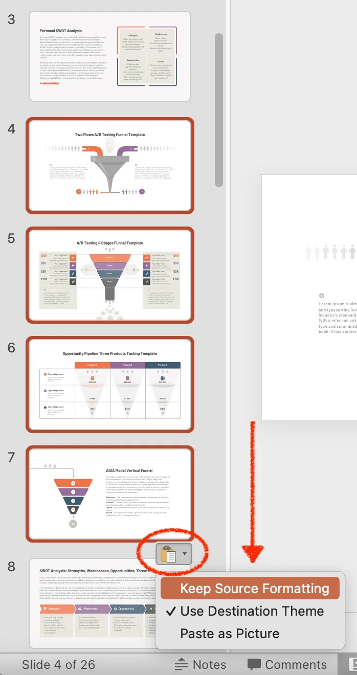 keep source formatting