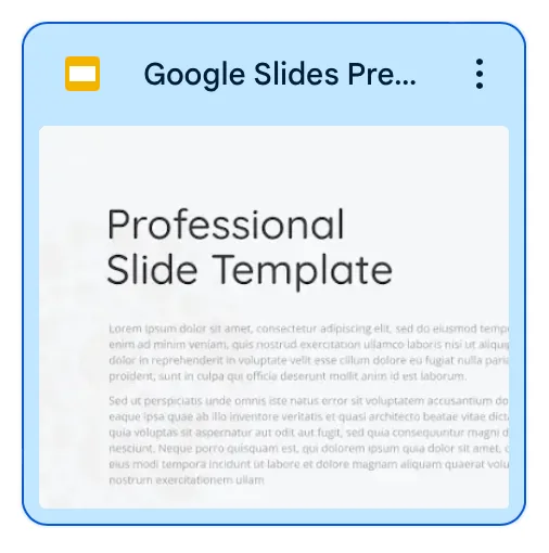 open google slides presentation