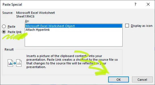 linked-in-excel