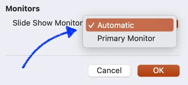 automatically advance option