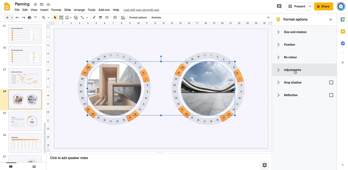 06-Make-2-and-more-pictures-transparent-in-Google-slides