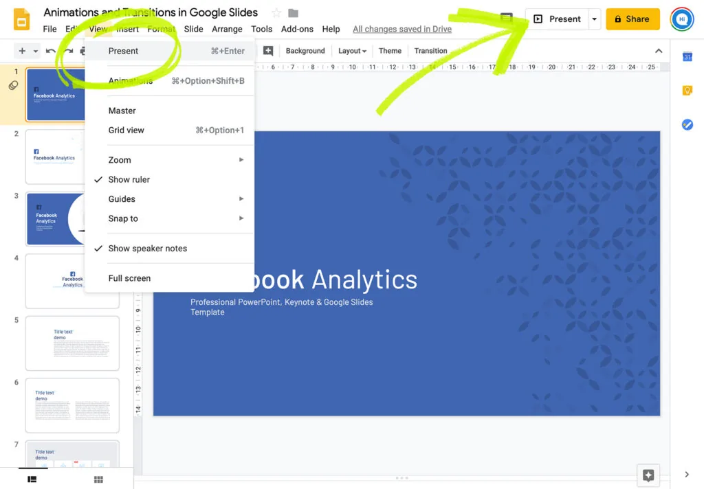 how to make google slides vertical