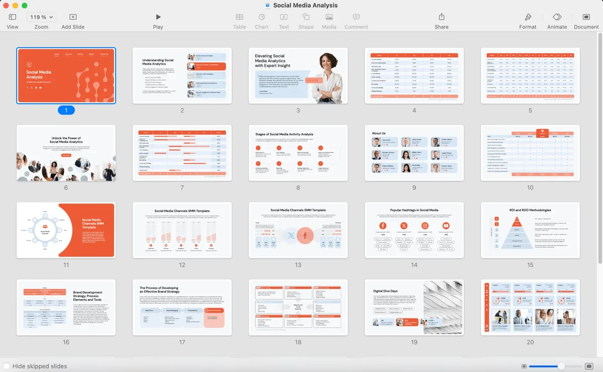 open your keynote presentation on your mac