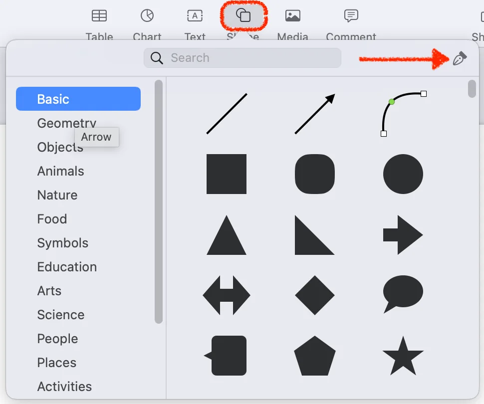 hand drawing keynote tool
