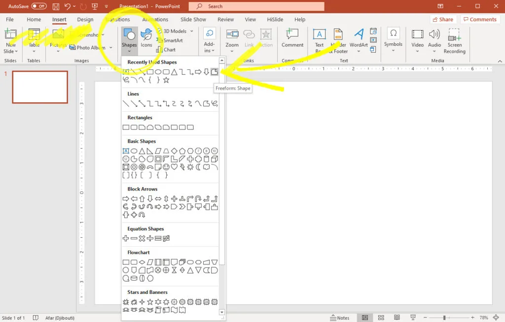 01-Add-shape-form-in-PowerPoint