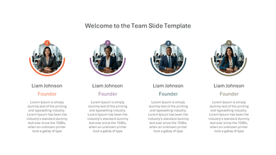 Welcome to the Team Slide Template Four