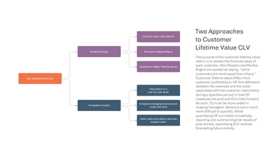 Two Approaches to Customer Lifetime Value CLV