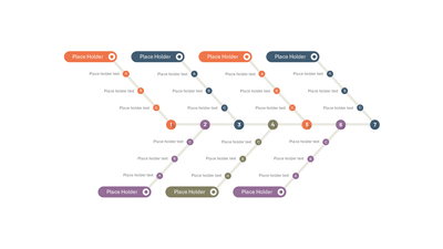 Fishbone Diagram 7 Branches 3 Points A-B-C — Fishbone Root Cause Analysis slide template