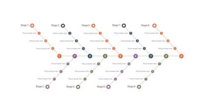 Fishbone Diagram 9 Branches 3 Points — Fishbone Root Cause Analysis slide template