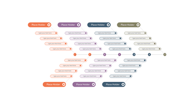 Fishbone Diagram 7 Branches 4 Points — Fishbone Root Cause Analysis slide template