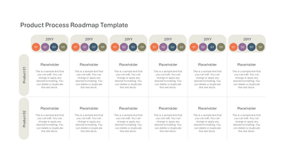 Product Process Roadmap Template