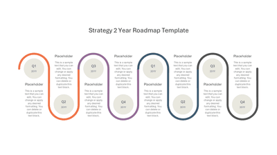 Strategy 2 Year Roadmap Template