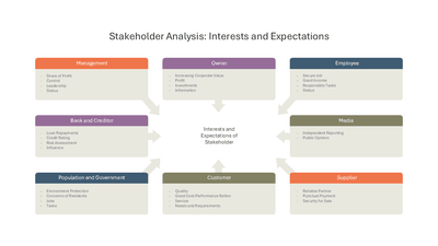 Stakeholder Analysis Interests and Expectations