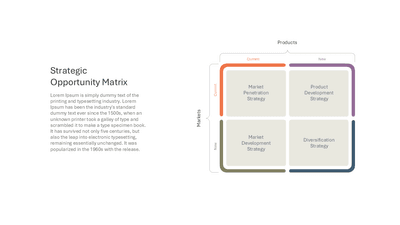 Strategic Opportunity Matrix
